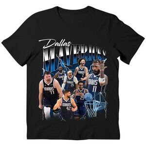 Dallas Basketball Shirt Luka Doncic Kyrie Irving Tim Hardaway Jr. Daniel Gafford